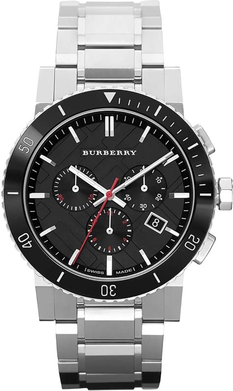 bu9380 burberry|BURBERRYS the City Swiss Chronograph Stainless Steel Black .